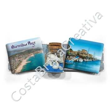 Souvenirs Marseillan-Plage – magnets en gros pour boutiques 1