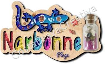 Souvenirs Narbonne-Plage – magnets en gros pour boutiques 3